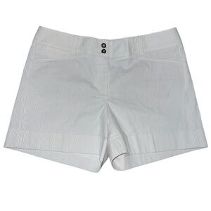 Preppy striped resort wear shorts